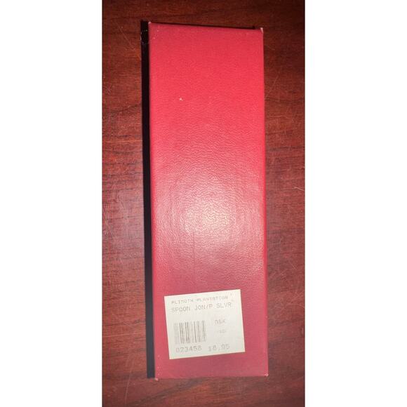 Vintage Bates & Klinke Sterling Silver Plymouth Mass. Spoon 4¼" New in Box - Picture 3 of 6